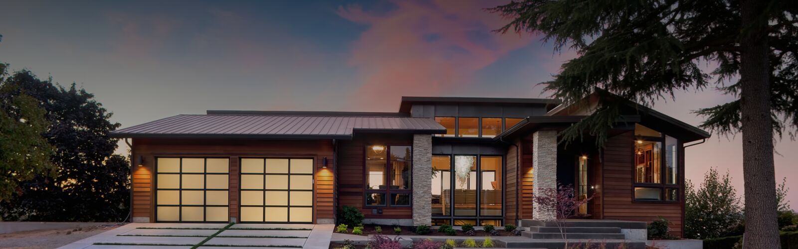Modern home exterior