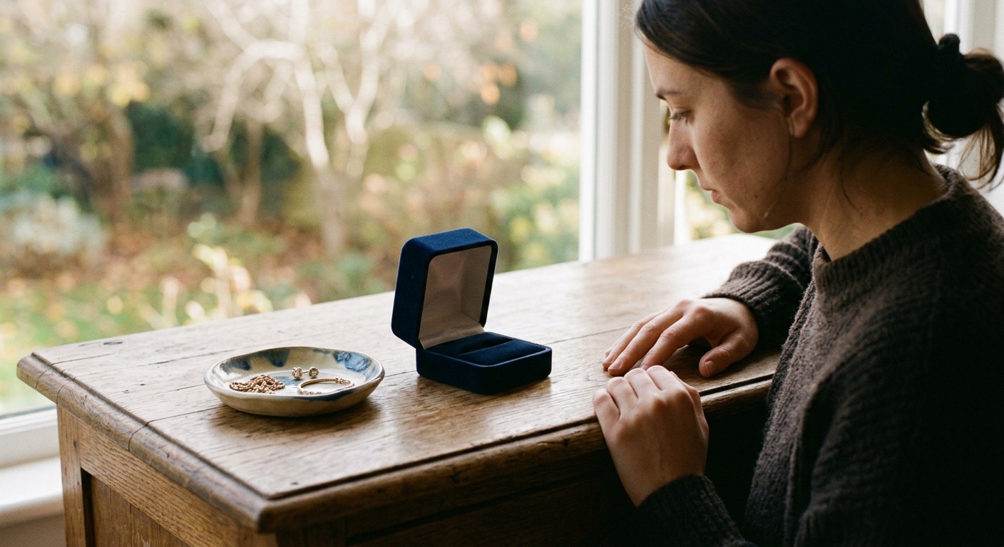 An empty jewelry box