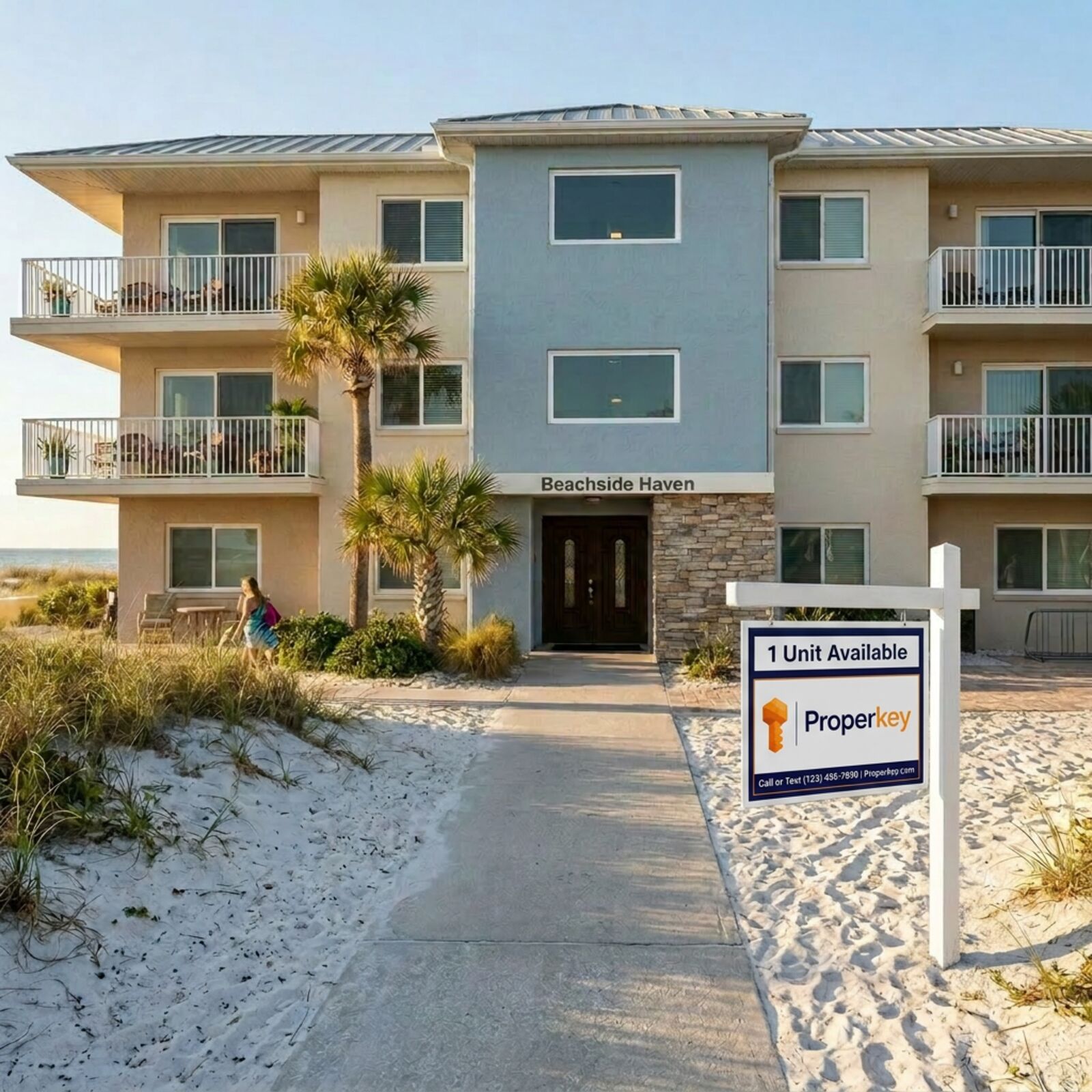 Full service property management, flat fee